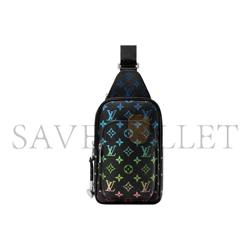 l0*is V*t0n porte cartes color gradient print crossbody bag m13963 (19*12*7cm)